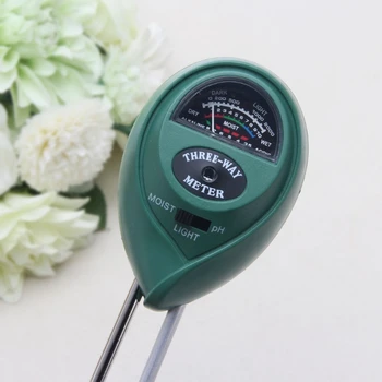 

2020 New 3 in1 Flowers Plant Soil PH Tester Moisture Light Meter hydroponics Analyzer