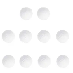 10 шт. мячи для гольфа Спорт на открытом воздухе белый пенополиуретановый мяч для комнатных и уличных игр тренировочные приспособления