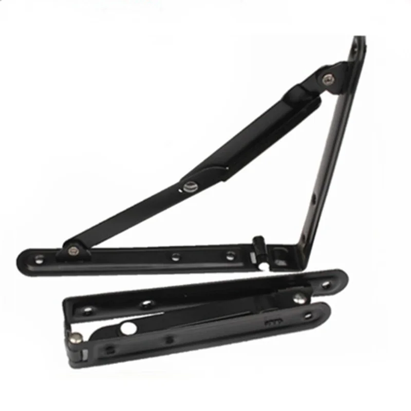 

2pcs Shelf Brackets Triangle Hinge Wall Mounted Display Built Spring Furniture Stand Counter Expansion Holder