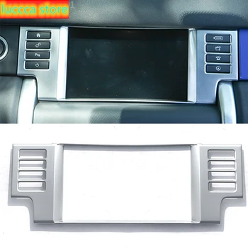 

ABS Chrome for GPS navigation screen frame cover bezel for Land Rover Discovery Sport 2015- car accessories