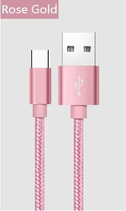 NOHON для Lightning USB кабель для iPhone XS Max XR 8 7 5 Быстрая Зарядка Micro USB C type C кабель для передачи данных для iPhone Android зарядное устройство - Цвет: Розовый