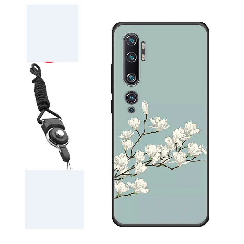 На заказ xiaomi mi note 10 чехол s Чехол Мягкий силиконовый против царапин xiaomi mi note 10 Pro задняя крышка матовый тонкий чехол для xiaomi