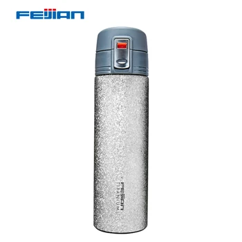 

FEIJIAN 420ML Home Thermos Tea Vacuum Flask 100% Titanium Thermal Cup Coffee Mug Water Bottle Office Business