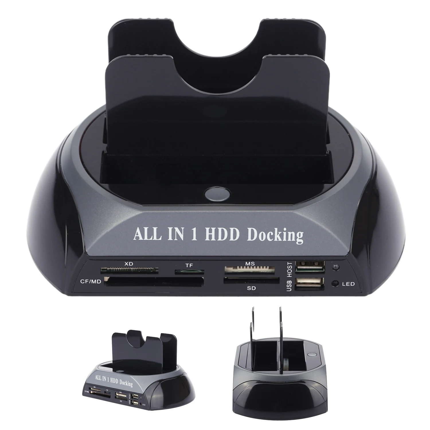 2 5 дюймов 3 Sata/Ide/Sata Hdd чехол 2-док-станции Dual Bay док-станция для жесткого диска E-Sata