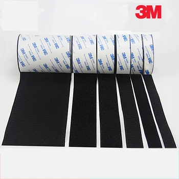 

5M strong self-adhesive velcros Hook and Loop Fastener Tape nylon sticker velcros adhesive with Glue for sewing DIY
