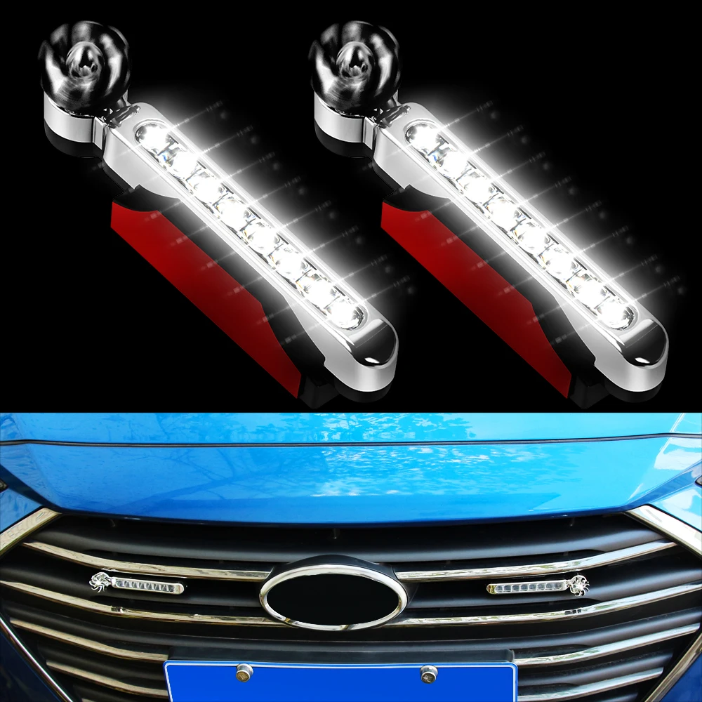 2pcs LED Wind Power Car Daytime Running Light for Peugeot RCZ 206 207 208 301 307 308 406 407 408 508 2008 3008 4008 5008 | Автомобили и