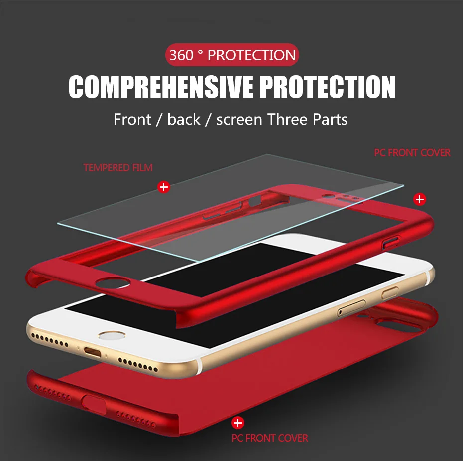 360 чехол с полной защитой для iPhone 8 7 Plus 6 6s чехол 5 5S X 10 Роскошный чехол для телефона 11 Pro XR Xs Max X Чехол