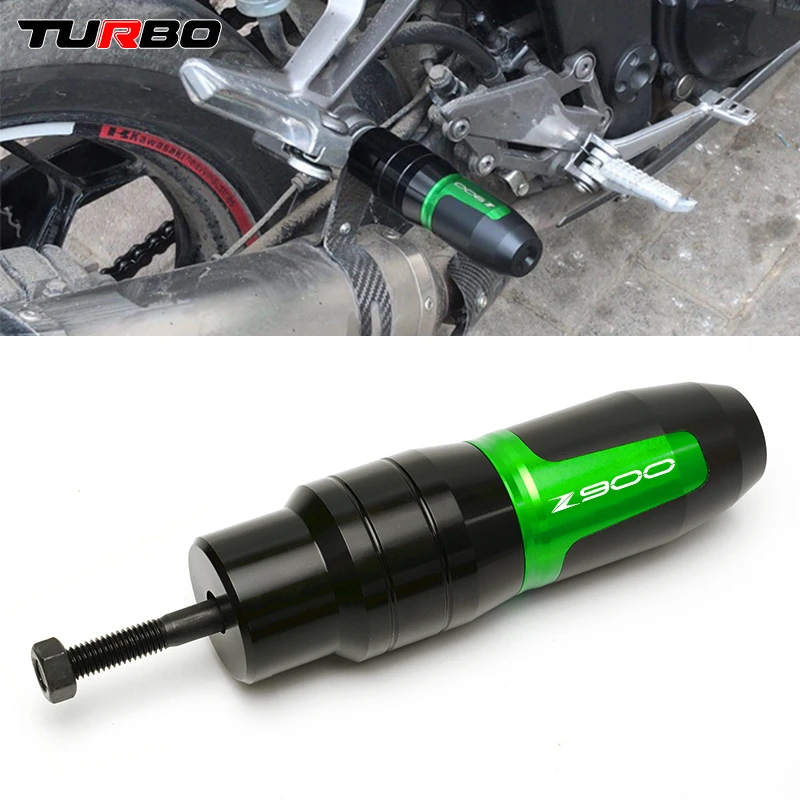 

Аксессуары для мотоциклов KAWASAKI CNC, алюминиевые накладки, Слайдеры для выхлопных газов, защита от столкновения z900 Z 900 2017 2018 2019