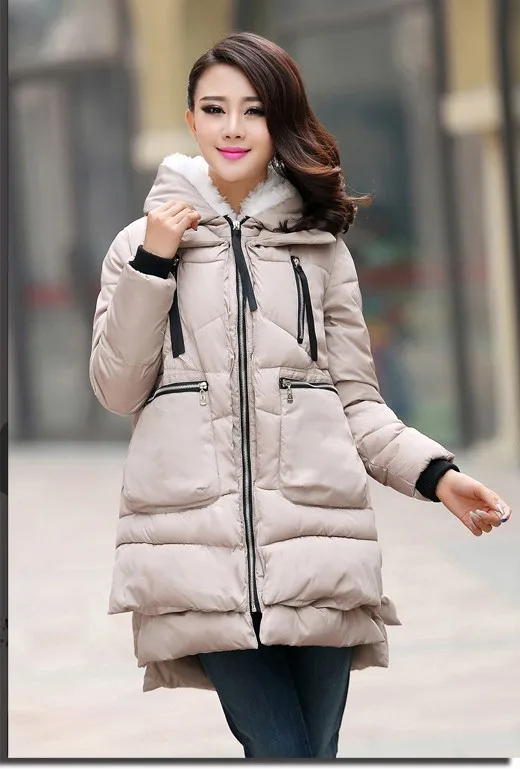 Зимнее пальто для беременных, милитари, длинное, свободное, с капюшоном, модное, утепленное, пуховое пальто для беременных женщин, пальто для беременных, верхняя одежда, куртки