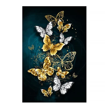 

iamond Painting Rhinestones Full Round/square Drill Butterfly Diamond Art Embroidery Animal Cross Stitch Home Decor Gift