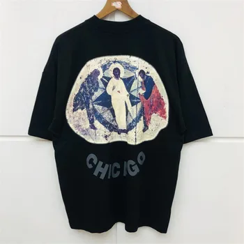 

High Street Jesus Is King TRUST GOD T Shirt Top Tees Kanye West Sunday Service Jesus Is King T-shirts