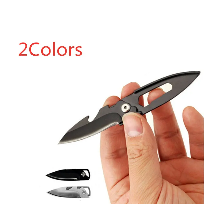 

Outdoor Creative Multitool Folding keychain Field Survival Knife The Multi Purpose Tactical Knife Stainless Steel Knife