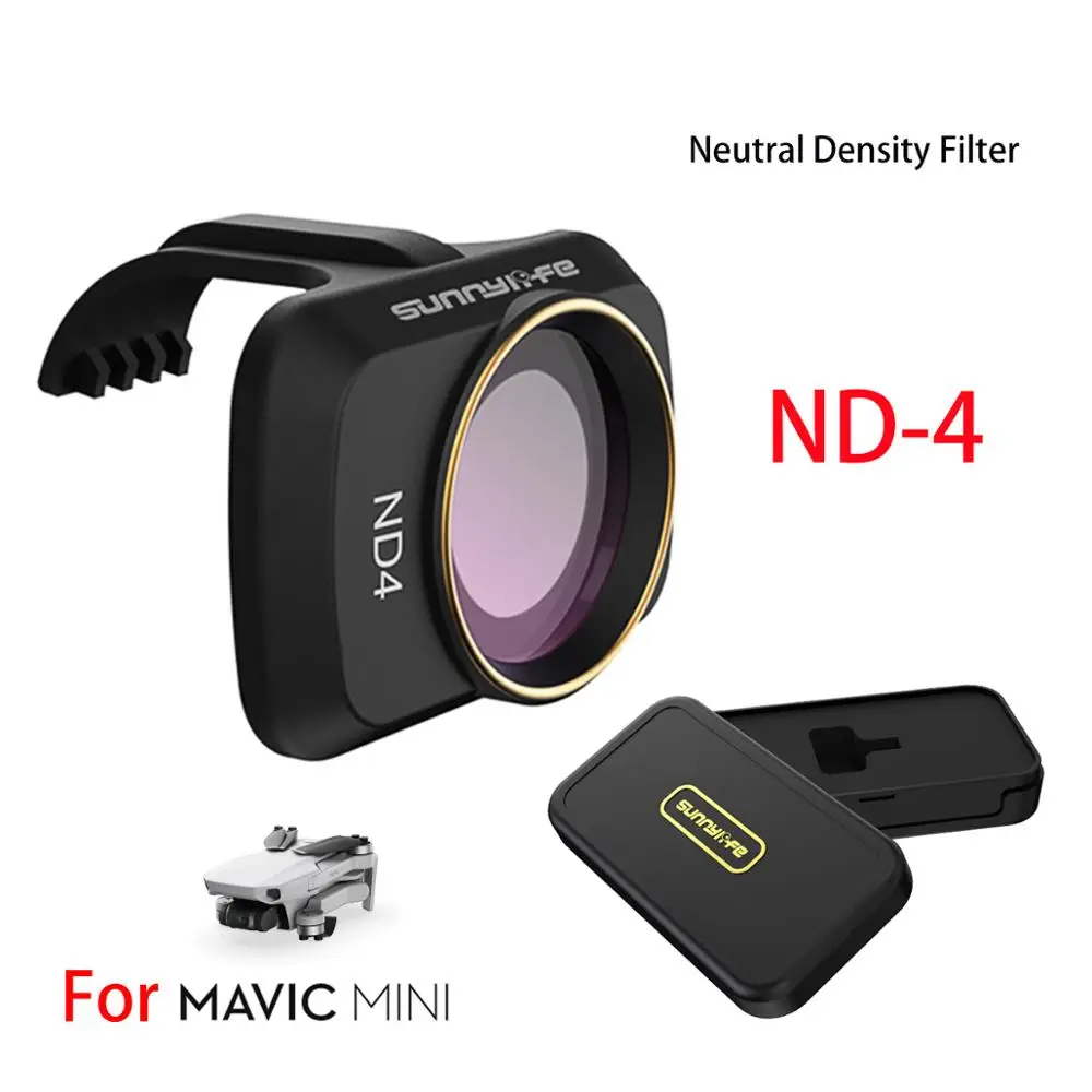 ND4 Карданный фильтр для объектива MCUV ND4 ND8 ND16 ND32 Комплект фильтров для DJI Mavic Mini Drone аксессуары - Цвет: ND4