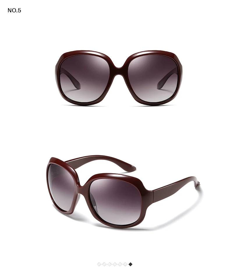 AEVOGUE поляризационные Большие женские очки оправа брендовая дизайнерская Ретро Классические солнцезащитные очки UV400 AE0706