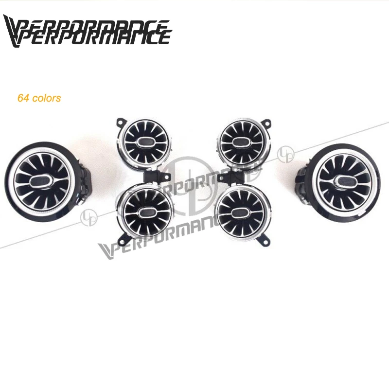 W222 air vents ambient lights 4