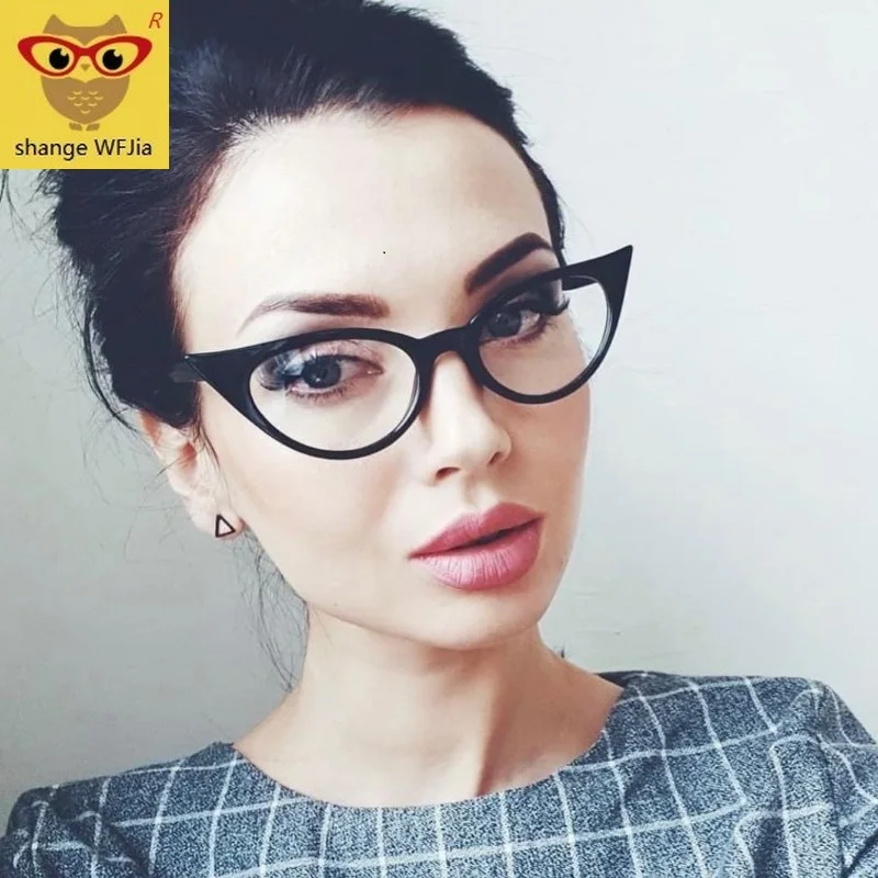 

2019small cateye triangle cute sexy retro ms.man retro colorful Women Cat Eye Sunglasses vintage sun glasses oculos de sol UV400