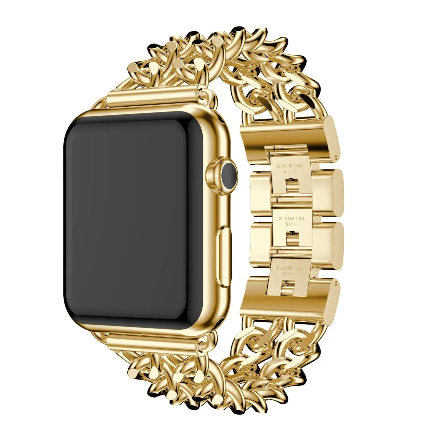 Ремешок из нержавеющей стали 22 мм и iWatch Apple Watch 38 мм 40 мм 42 мм 44 мм Серия 1 2 3 4 Ремешок Ссылка