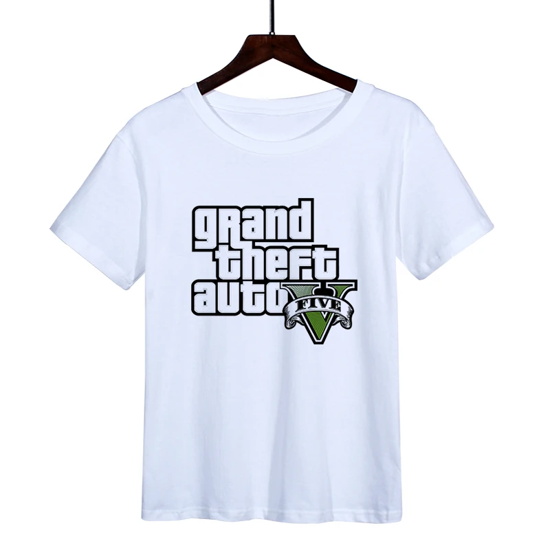 Grand Theft Auto 5 Футболка Мужская Уличная Длинная с GTA мужская и женская футболка s