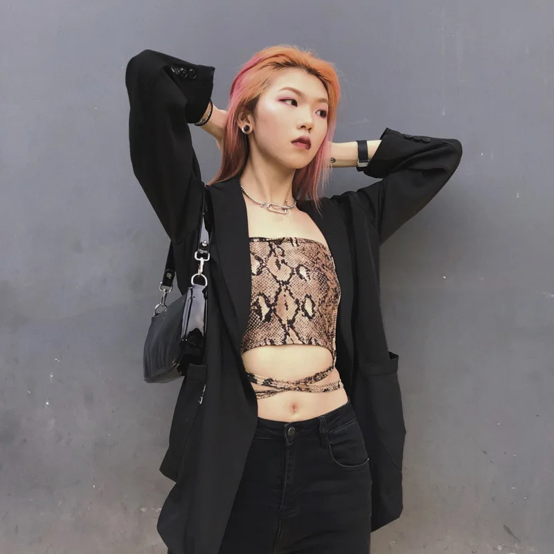 Frauen сексуальный тубус плотный облегающий Топ Leopardenmuster Kurze Hemden Verbandbluse