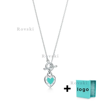 

XL TFX TTFF Rllen Original Classic Heart-shaped Creative Necklace Is Suitable for Women To Attend Party Jewelry Free Delivery.
