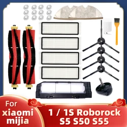 Cepillo Lateral principal de filtro HEPA para Xiaomi Mijia 1/1S, paño de mopa, rueda delantera, Roborock S5 S50 S55, Aspiradora Robótica, Kits de repuesto