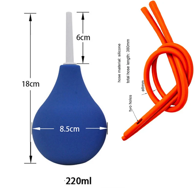 Wetips Биде Душ анальный груша для промывки ануса толстой кишки трубка Анальный Душ шайба кофейная клизма биде шприц глубокая клизма