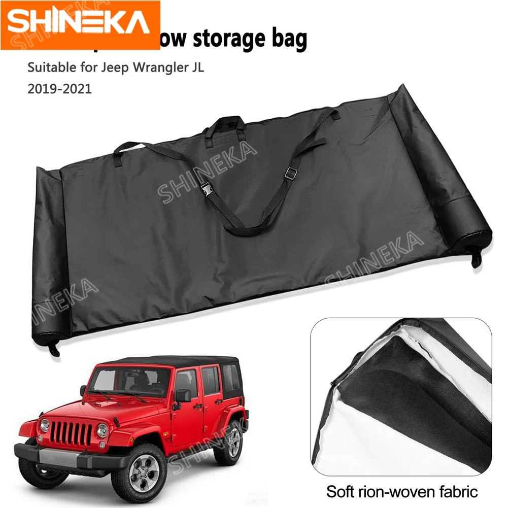 Roof Soft Top Car Window Storage Bag 