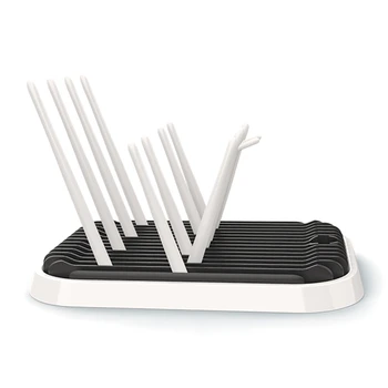 

Baby Bottle Holder for Feeding Drainer Bottle Portable Drying Grass Cup Rack for Bottle Drying Rack Cleaning Storage Dryer Black