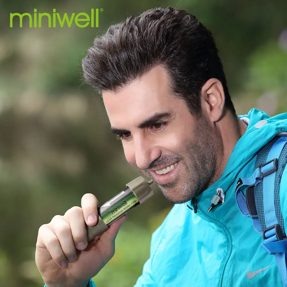 Miniwell L630 военный персональный фильтр для воды комплект выживания снаряжение