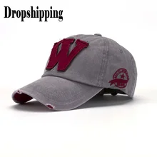 Харадзюку С буквенным принтом хип-хоп Уличная серая шляпа Snapback шапки унисекс летние буквы W хоккейные бейсболки хип-хоп шапки# ZC