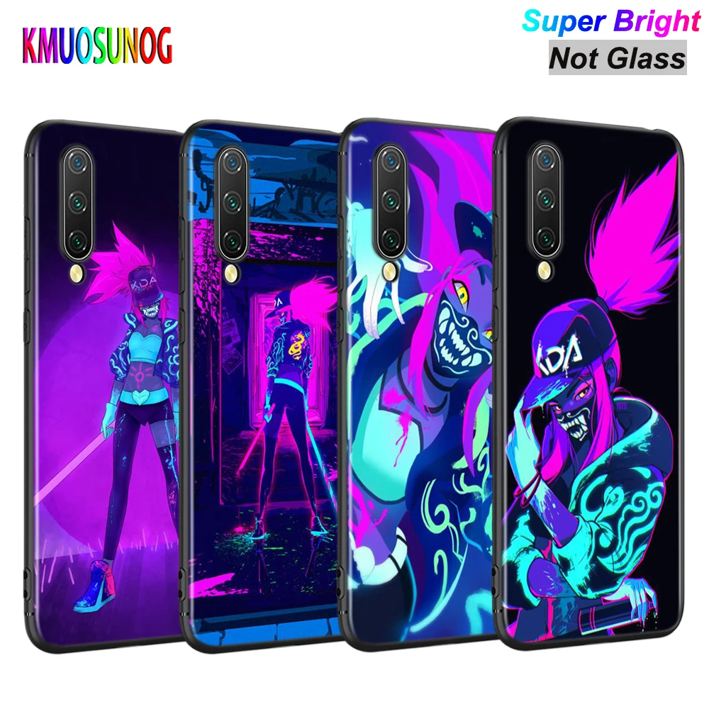 

kda kaisa Ahri akali Silicone Cover For Xiaomi Mi Note 10 Ultra 9T 9 SE A3 Lite Poco X3 NFC M2 Pocophone F1 Pro Phone Case