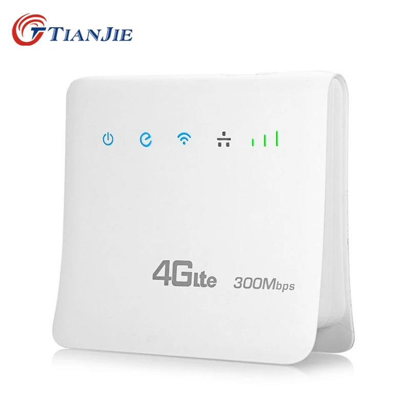 Маршрутизатор TIANJIE разблокированный 300 Мбит/с Cat4 150 беспроводной Wi-Fi 3G GSM Lte CPE с