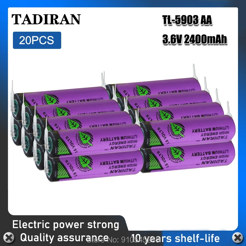 20 шт. оригинальный TADIRAN ER14500 14500 3 6 В 2400 мАч AA литиевая батарея для ПЛК