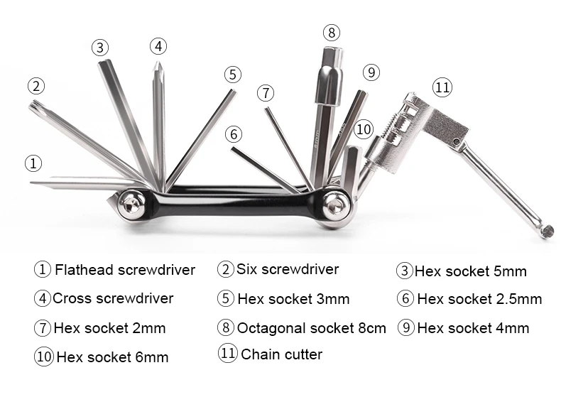 Портативный мини-велосипед мульти ремонт велосипедные Инструменты Наборы Маутейн дорожный цикл шестигранный шуруповерт для спиц инструмент гаечный ключ аксессуары для велосипеда