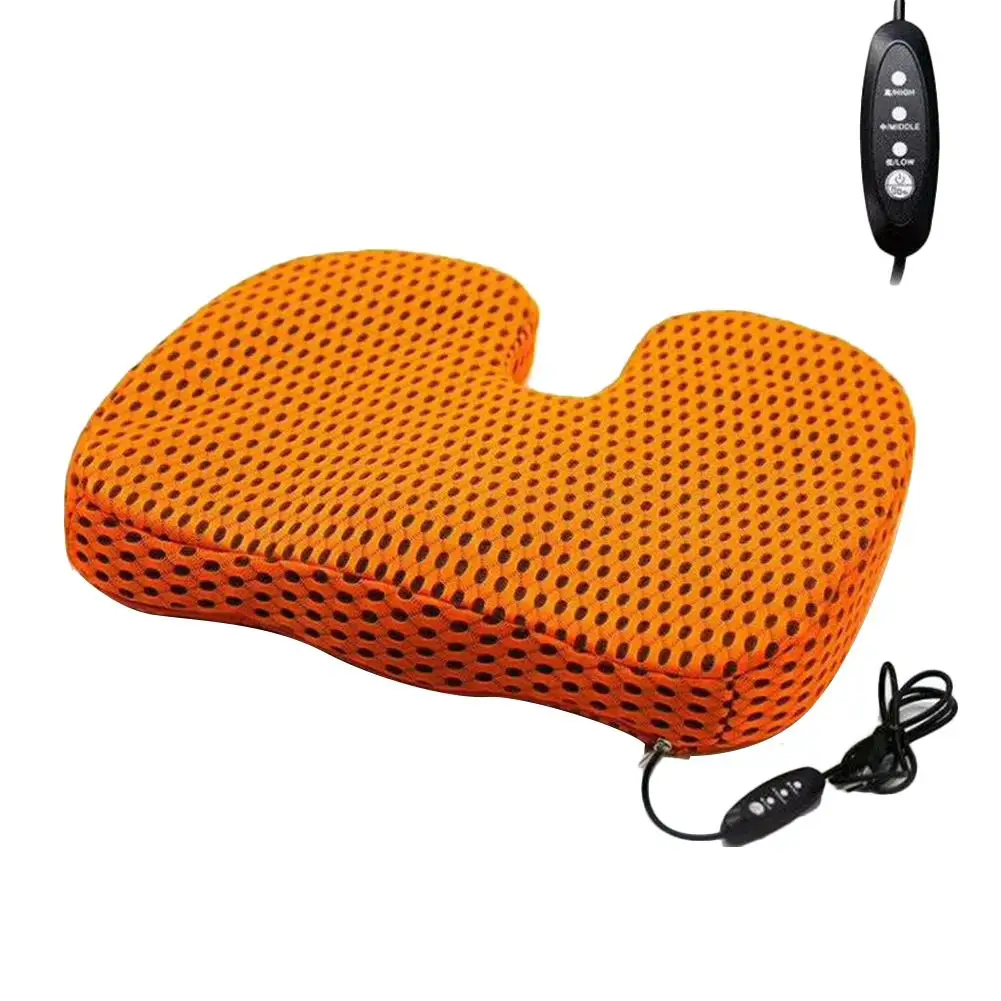 USB Heating Beautiful Buttocks Cushion Beautiful Perfect Bottom Pad Home Office Novel Warm Cushion