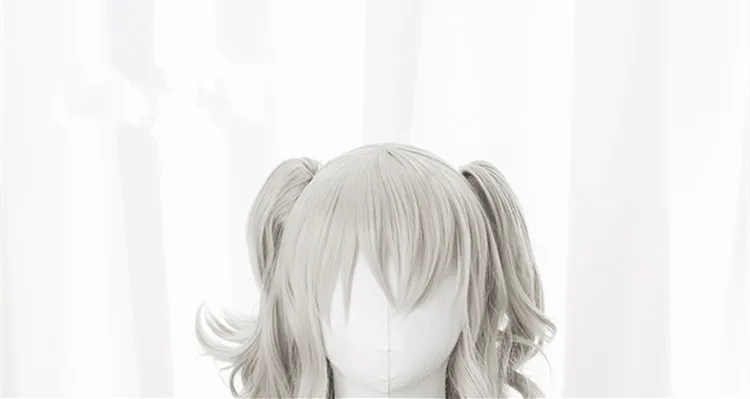 Morematch, японское аниме, Charlotte Tomori Nao, косплей парик Tomori Nao, длинные волнистые серебряные волосы, парик с двойными хвостами, костюмы
