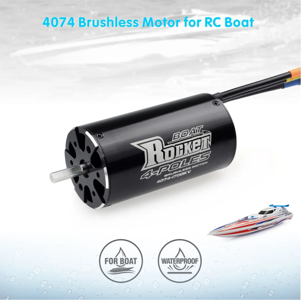 Small boats engine brushless motor for Rc boat rocket 4074 60000 rpm high torque motor Custom