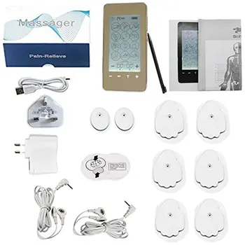 

12 Mode Rechargeable 2-Channel Touch Screen Backlight Multi-Function Massager Tens Physiotherapy Machine
