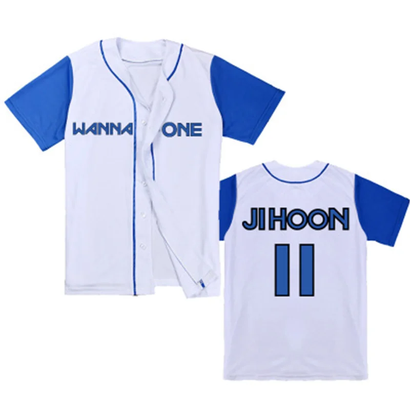 Wanna One альбом Бумеранг футболка с короткими рукавами одежда WOO JIN MINHYUN JISUNG JINYOUNG LJJ130