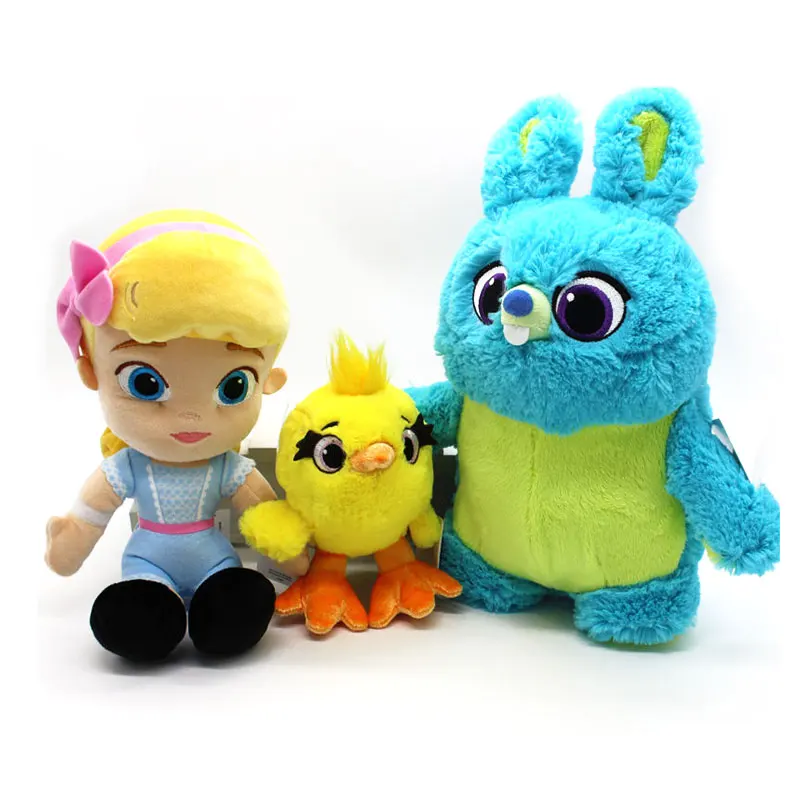 

1piece Movie Toy Story 4 Plush Toys the new character rabbit and duck Stuffed Super Soft Toys Children Brinquedos toy