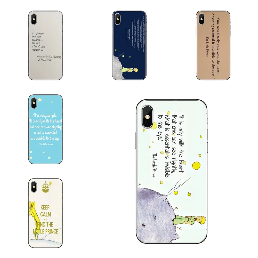 Чехол для iPhone XS Max XR X 4 4S 5 5S 5C SE 6 6S 7 8 плюс samsung Galaxy J1 J3 J5 J7 A3 A5 в стиле Маленький принц