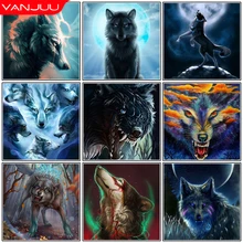 5D Diamond Painting Full Diamond Wolf Diamond Mosaic Animal Diamond embroidery DIY Home Decor Rhinestone painting gifts