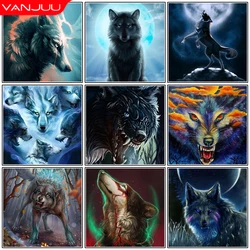 5D Diamond Painting Full Diamond Wolf Diamond Mosaic Animal Diamond embroidery DIY Home Decor Rhinestone painting gifts