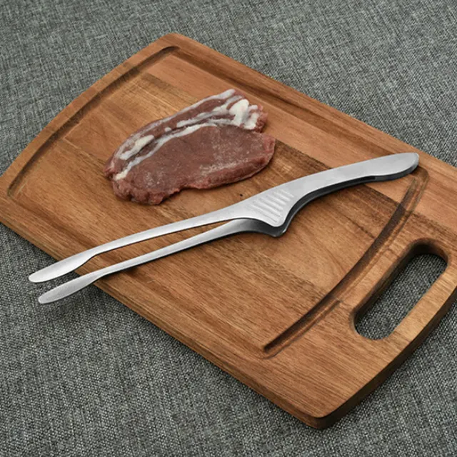 Bbq Food Barbecue Clip Rozsdamentes Acél Grill Főző Fogás Konyha Kenyér Sütés Kültéri Grillező Bilincs - Image 2