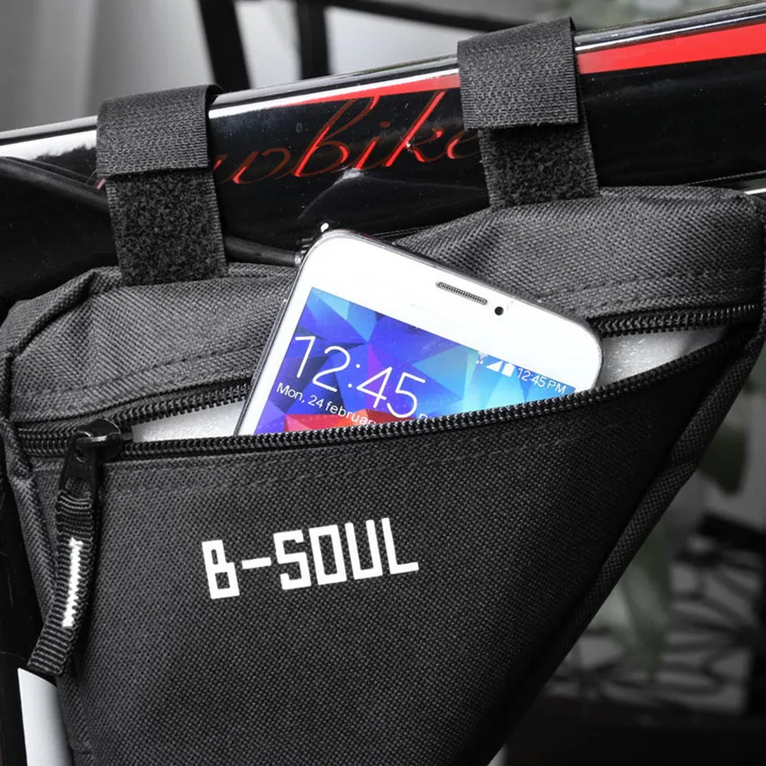 

Bicycle Bags Waterproof Triangle Cycling Top Tube Bag Easy To Install and Remove Frame Front Tube Bag 4 Colors Mountain Bike Bag