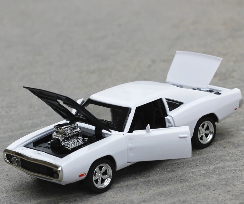 YMH SKU13077 скорость и страсть Dodge Horse Muscle модель автомобиля Модель игрушки из сплава - Цвет: Белый