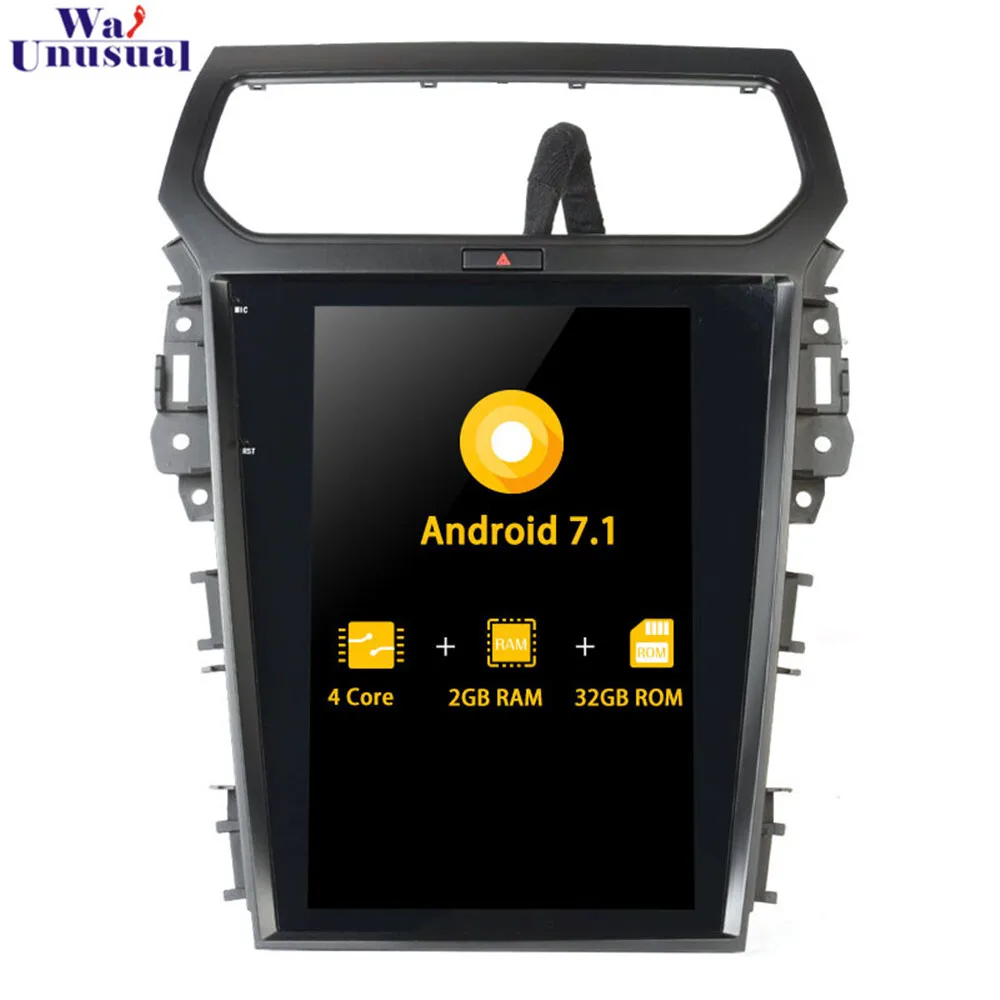 

12.1'' Android 7.1 GPS Navigation For Ford Explorer 2013- Stereo Car Radio Tesla Style 4 Core 2G + 32G Auto Head Unit Autoradio