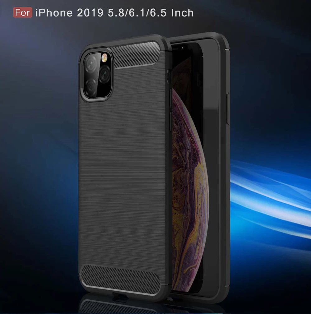 10 шт./лот для iPhone 11 Pro Max чехол для iPhone X XS MAX XR защитный силиконовый из ТПУ чехол для телефона