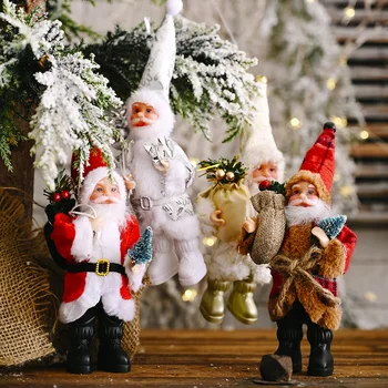 

Merry Christmas Decorations for Home Decore Simulation Santa Claus Doll Christmas Ornament Natal 2020 Xmas Gift New Year 2021