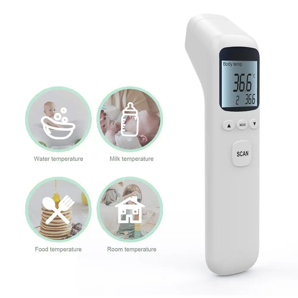 

Forehead Thermometer Digital Infrared Thermometer Non-Contact Thermometer For Kids Adults Body Temperature Measurement